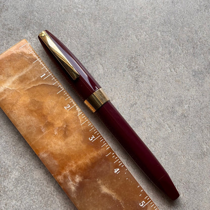 Sheaffer PFM III, 14K Inlaid Fine Nib, Burgundy