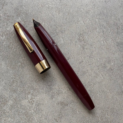 Sheaffer PFM III, 14K Inlaid Fine Nib, Burgundy