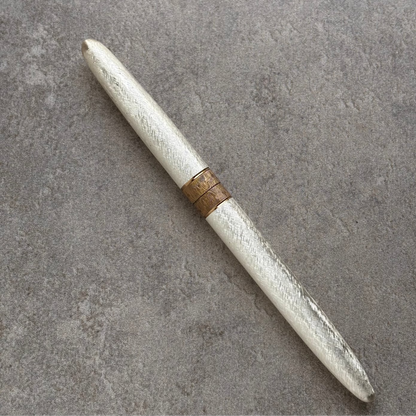 Lady Sheaffer Skripsert XX, Satin Silver with Gold Colored Bands