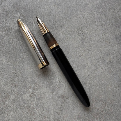 Sheaffer Sentinel Deluxe, Black with Two-tone Cap