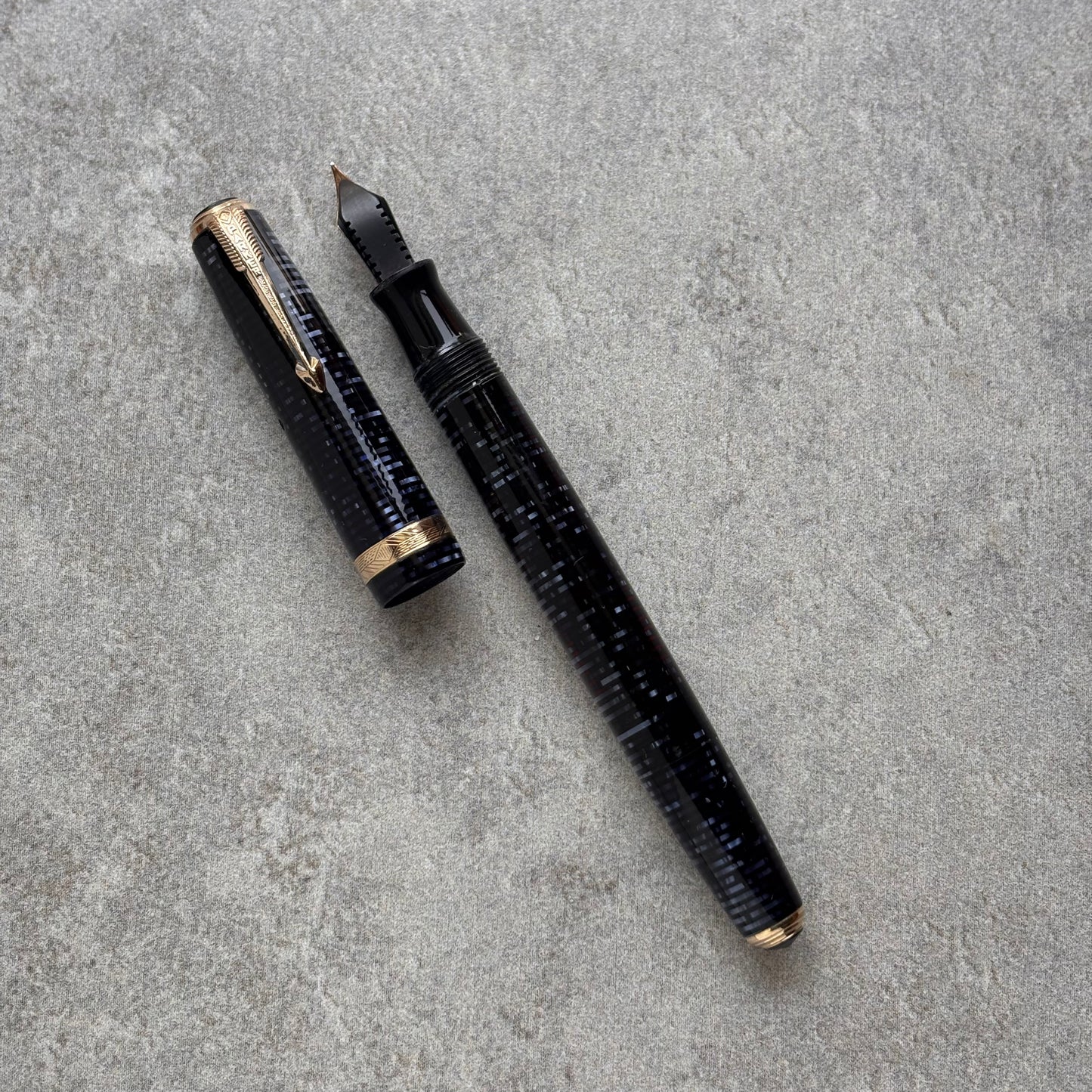 Parker Vacuumatic Debutant, Azure Blue