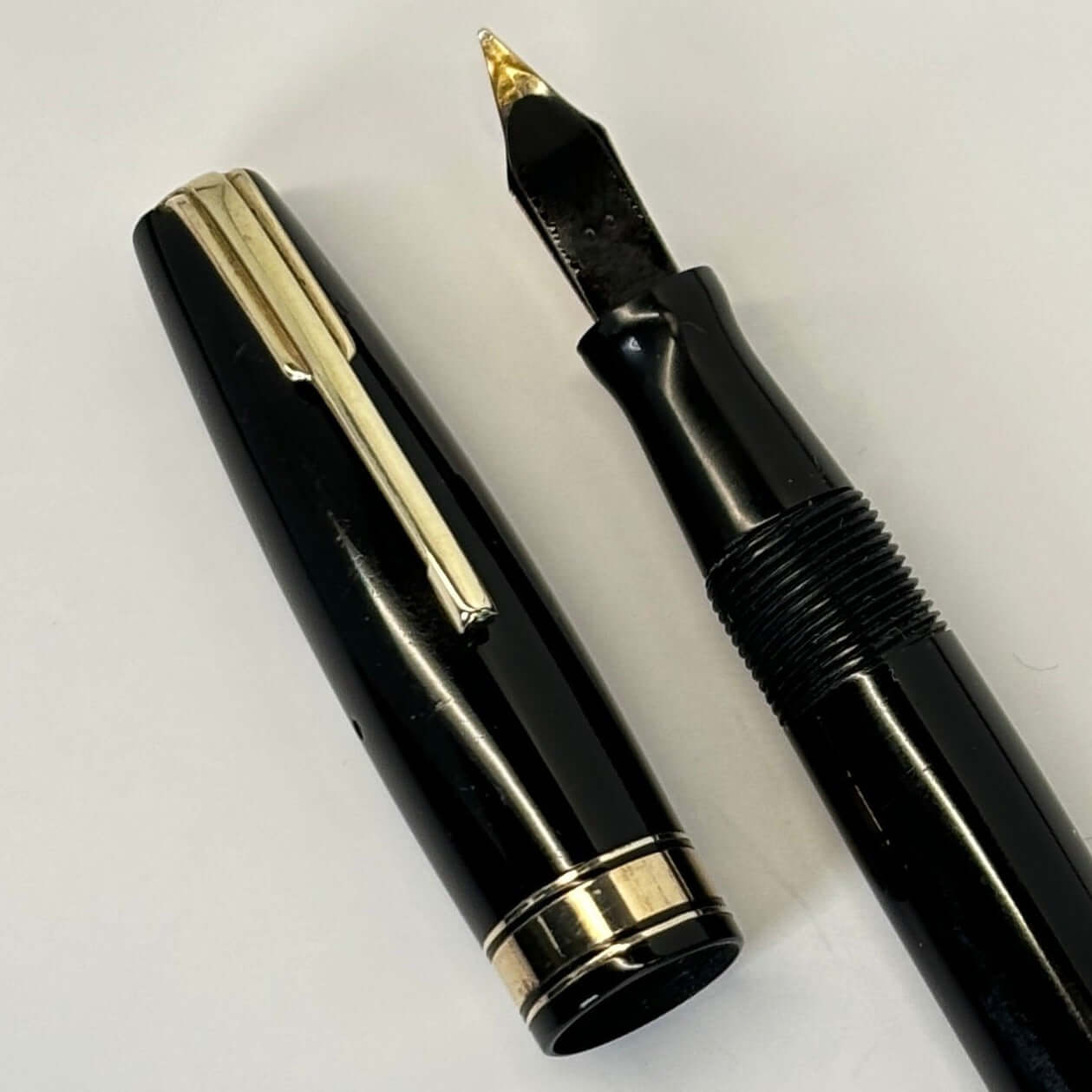 Waterman Hundred Year Pen, Fountain Pen- Standard size. Flexy Waterman nib. Lever-fill; restored.  Ozark Pen Shop   