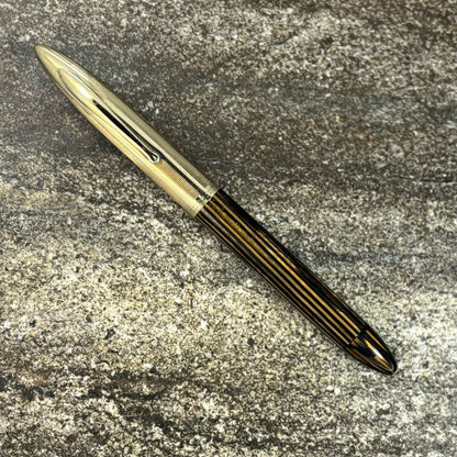 Golden Brown Sheaffer Crest with Triumph nib and Gold Filled Cap  Ozark Pen Shop   