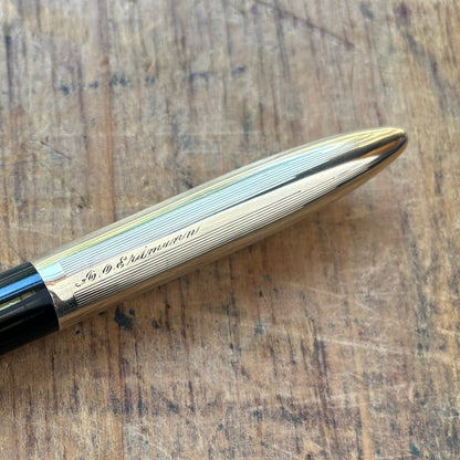 Sheaffer Crest Vacuum-fil, gold filled cap.