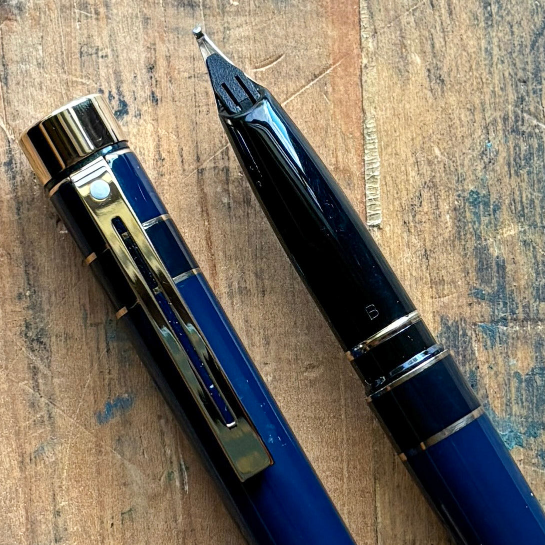 Sheaffer Targa, Prestige Blue with Gold Filled Bands