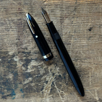 Sheaffer Balance 875, Military Clip, Black with Gold-filled Trim