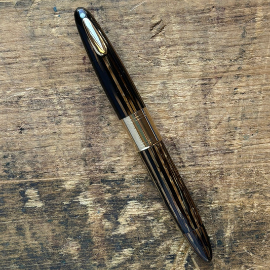 Sheaffer Tuckaway, Golden Brown, Restored Vac-Fil