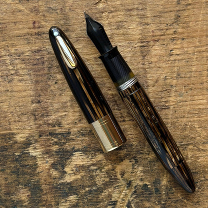 Sheaffer Tuckaway, Golden Brown, Restored Vac-Fil