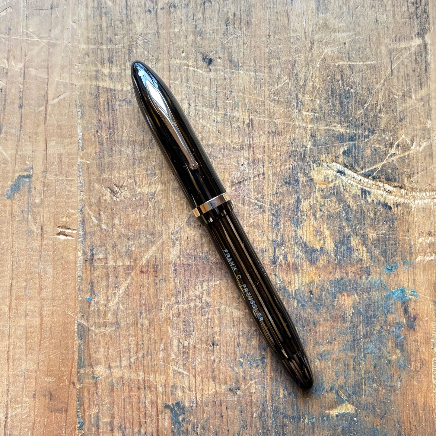 Sheaffer Balance Oversized Vintage Fountain Pen, Golden Brown