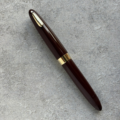 Sheaffer Tuckaway; Burnt Umber, Restored Vac-fil