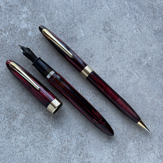 Sheaffer Triumph Sovereign 875, Carmine red, Pen Pencil Set