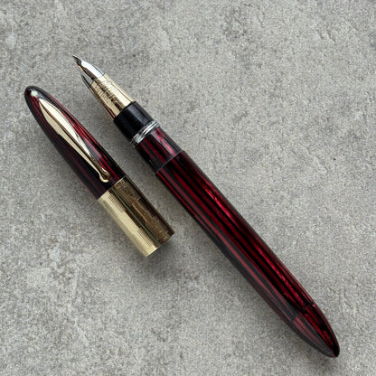 Sheaffer Triumph Vac-fil, Carmine Red