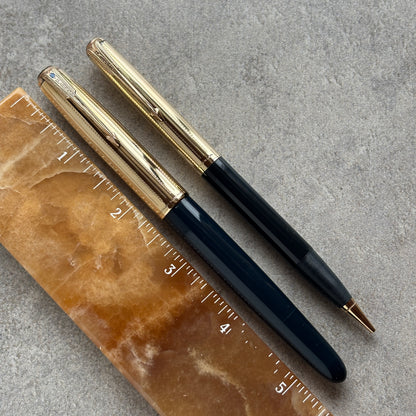 Parker 51 Vacuumatic Fountain Pen/Pencil set, Cedar Blue