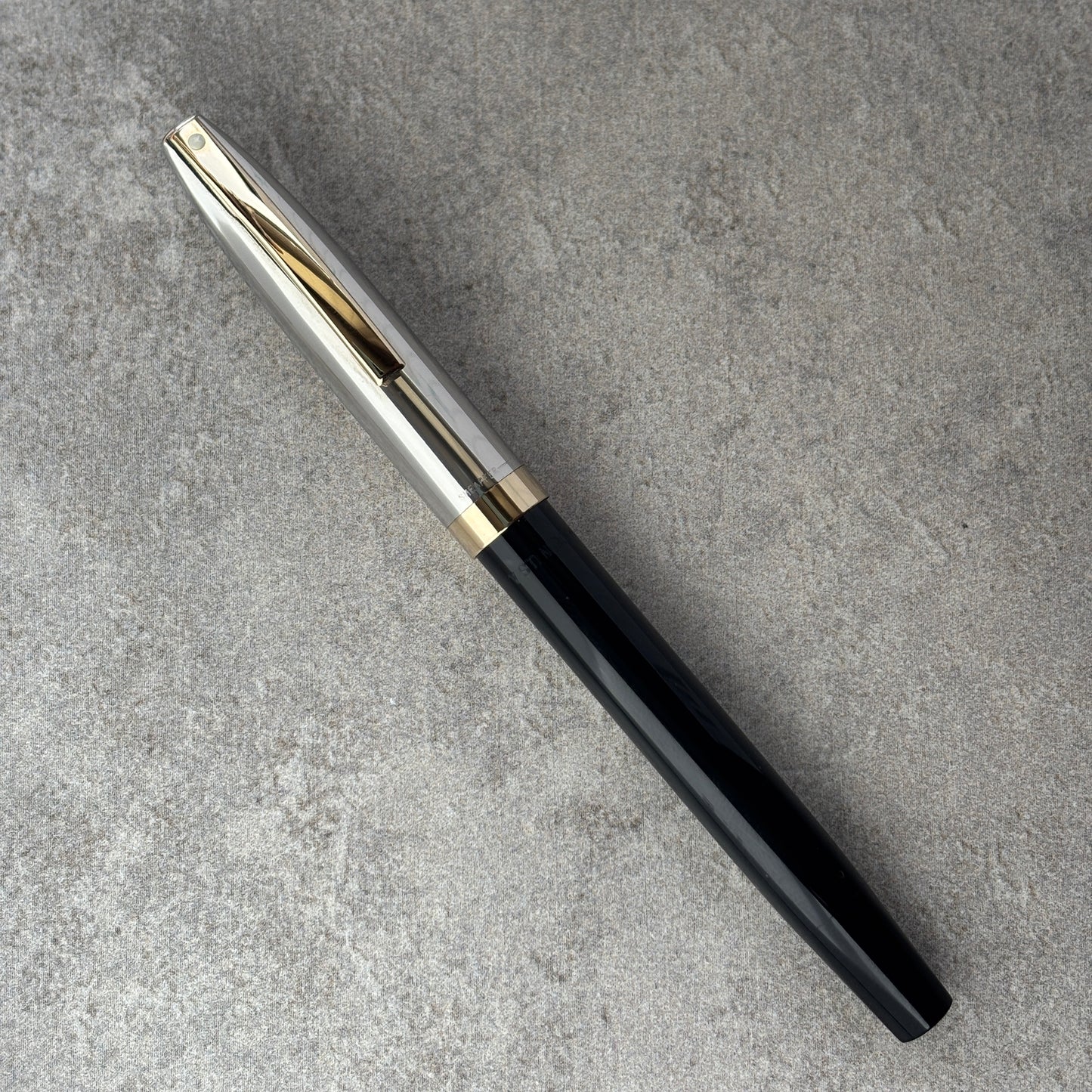 Sheaffer Imperial touchdown, Black with Two-tone Cap