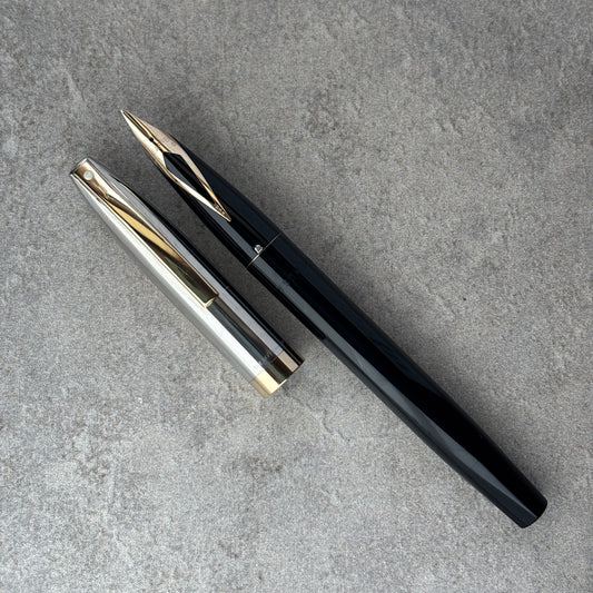 Sheaffer Imperial touchdown, Black with Two-tone Cap