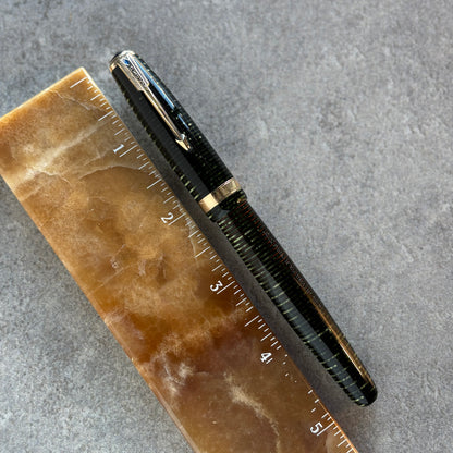 Parker Vacuumatic Major, Fine 14K Parker Nib, Emerald Green