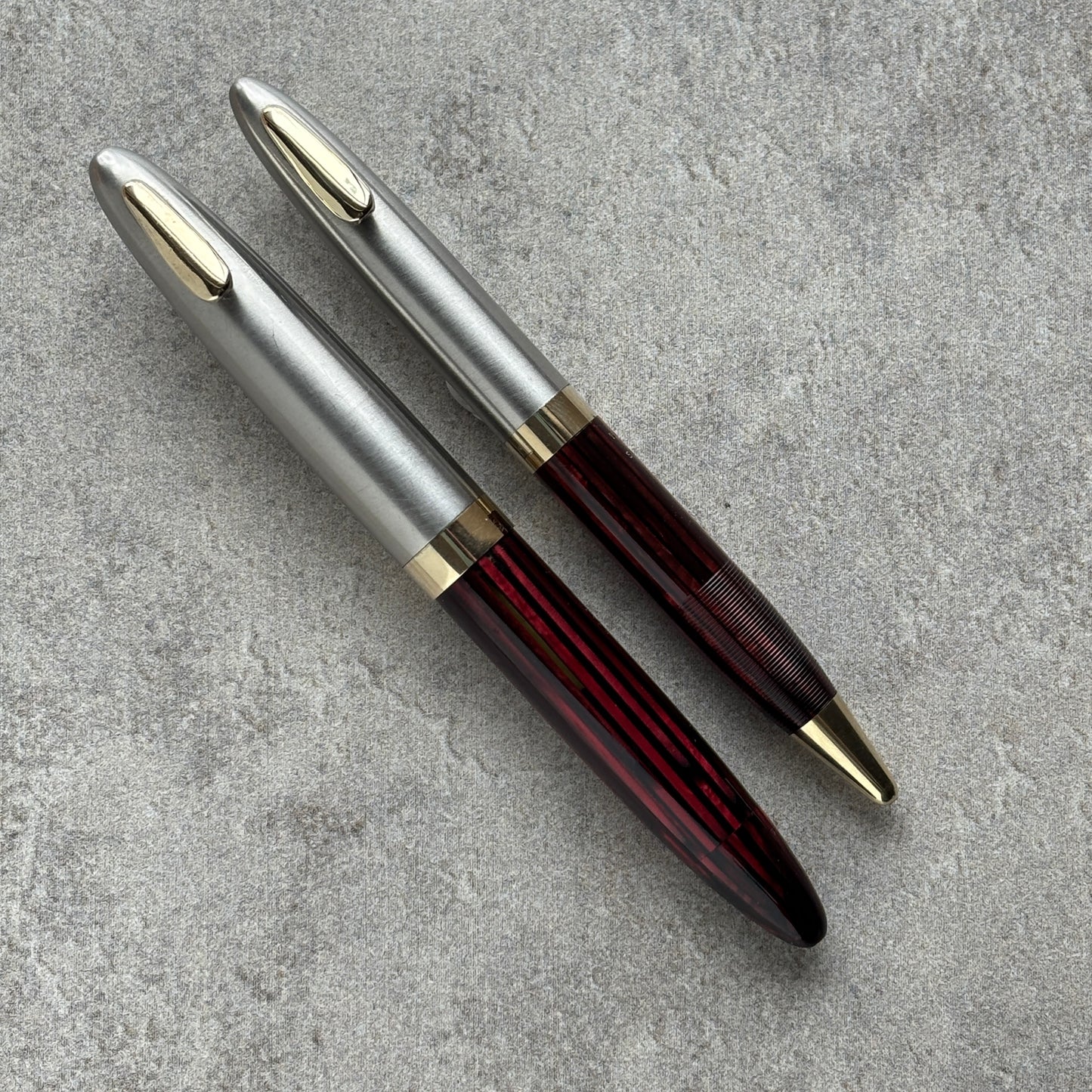 Sheaffer Tuckaway Sentinel Pen/Pencil Set, Carmine Red