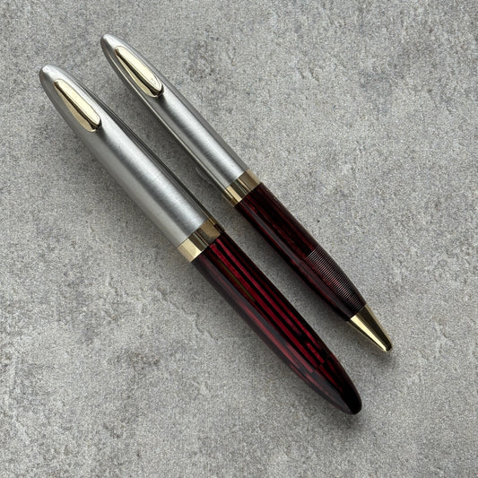 Sheaffer Tuckaway Sentinel Pen/Pencil Set, Carmine Red