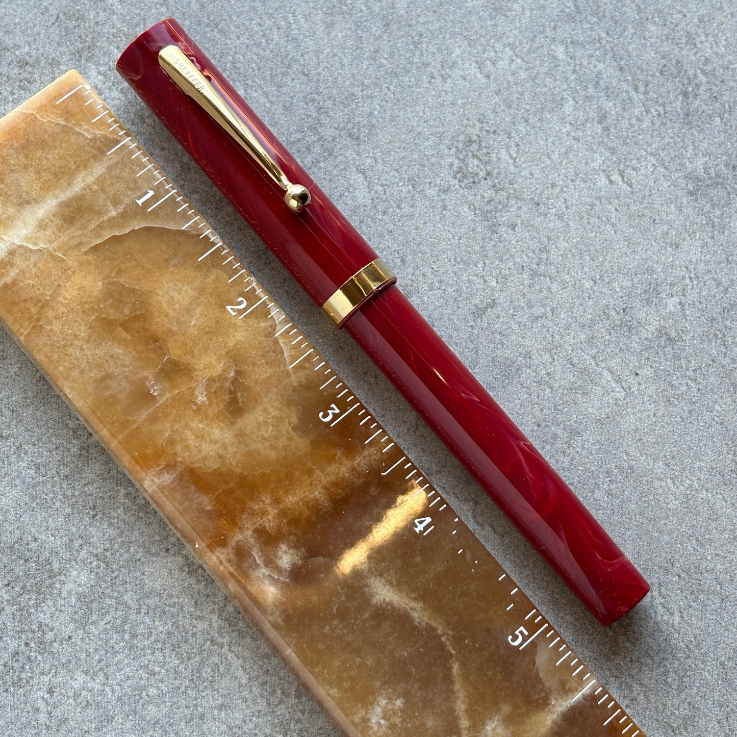 Sheaffer No Nonsense NOS Red Pearl