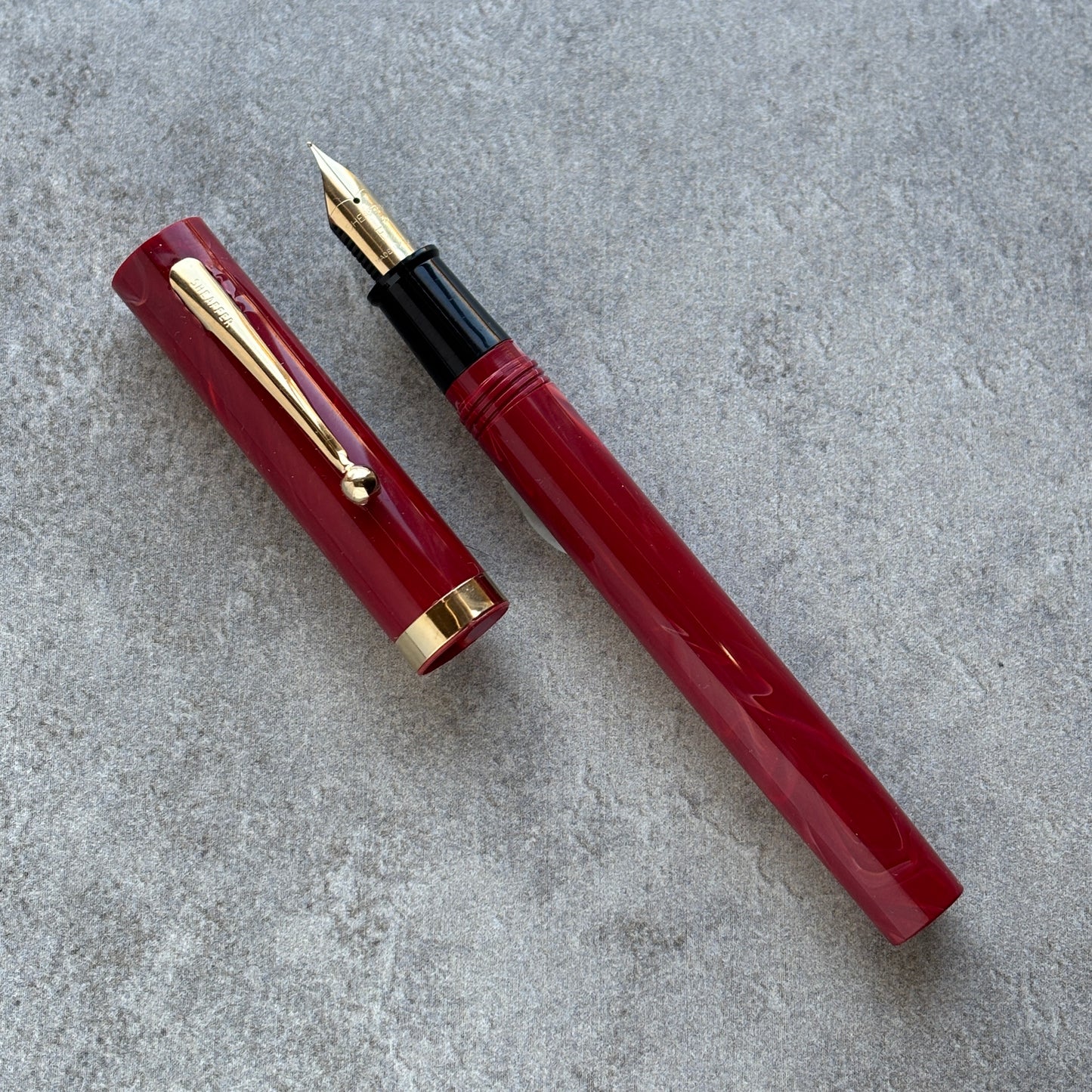 Sheaffer No Nonsense NOS Red Pearl