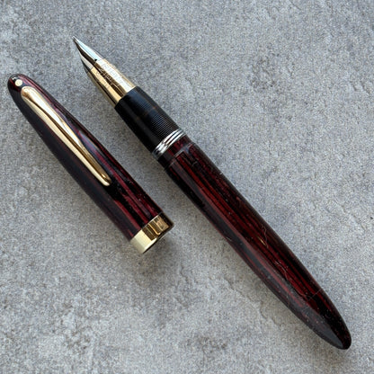 Sheaffer Triumph Sovereign Vac-fil, Carmine Red