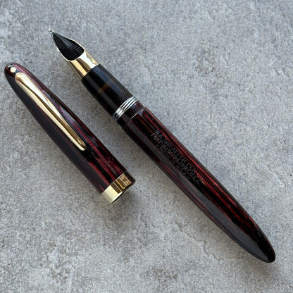 Sheaffer Triumph Sovereign Vac-fil, Carmine Red