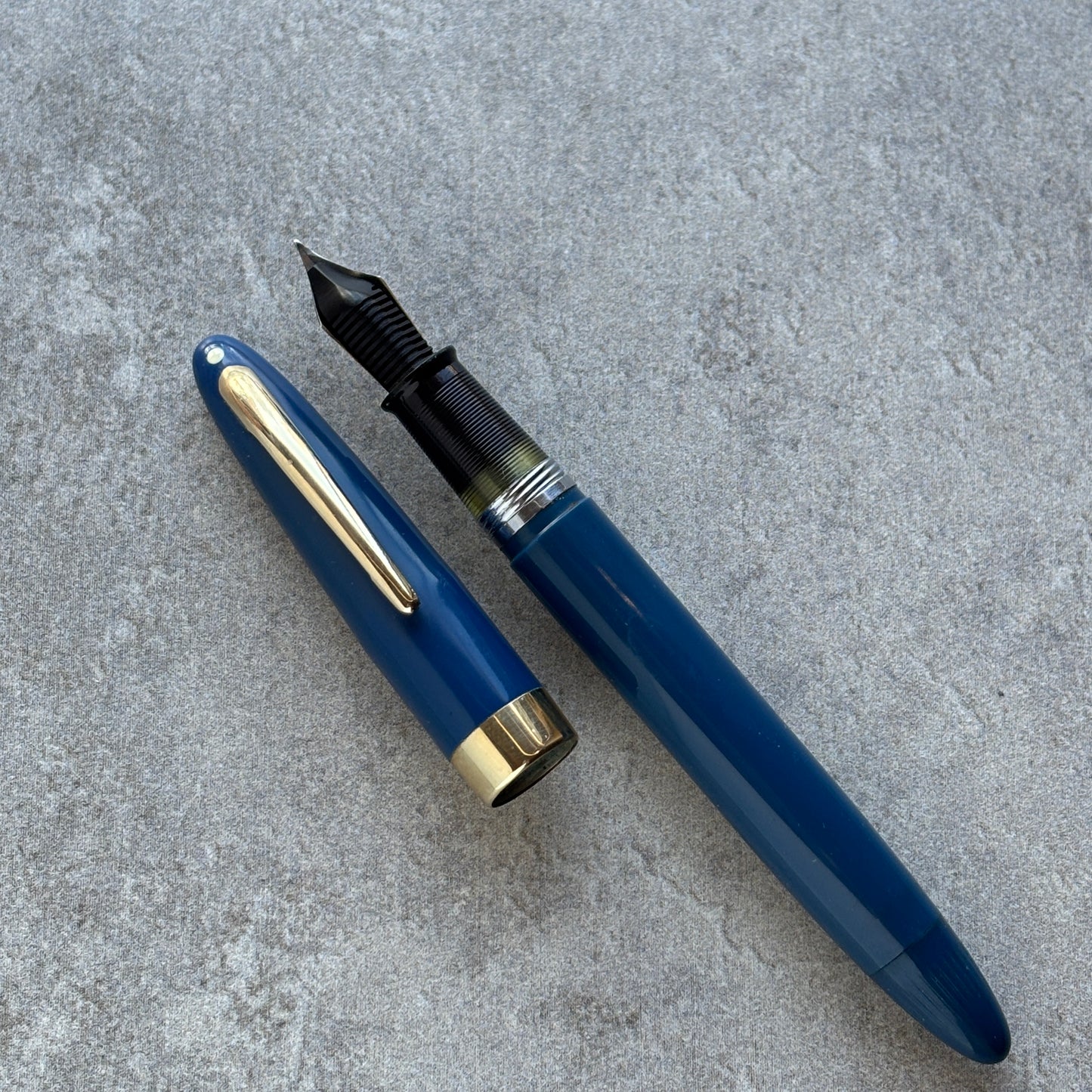 Sheaffer Statesman, Persian Blue, Restored Touchdown Filler