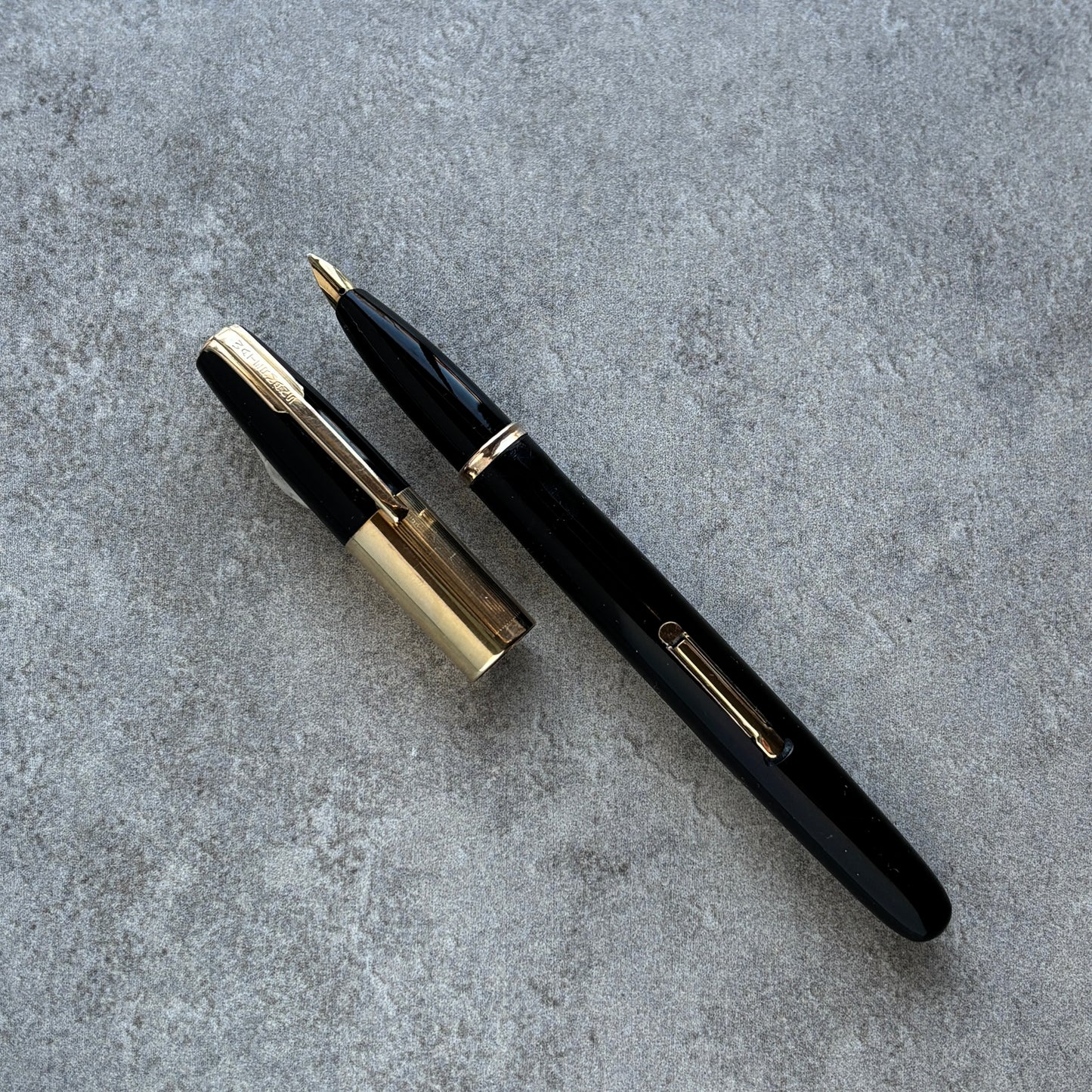 Waterman Taperite Citation, Black with Gold Trim