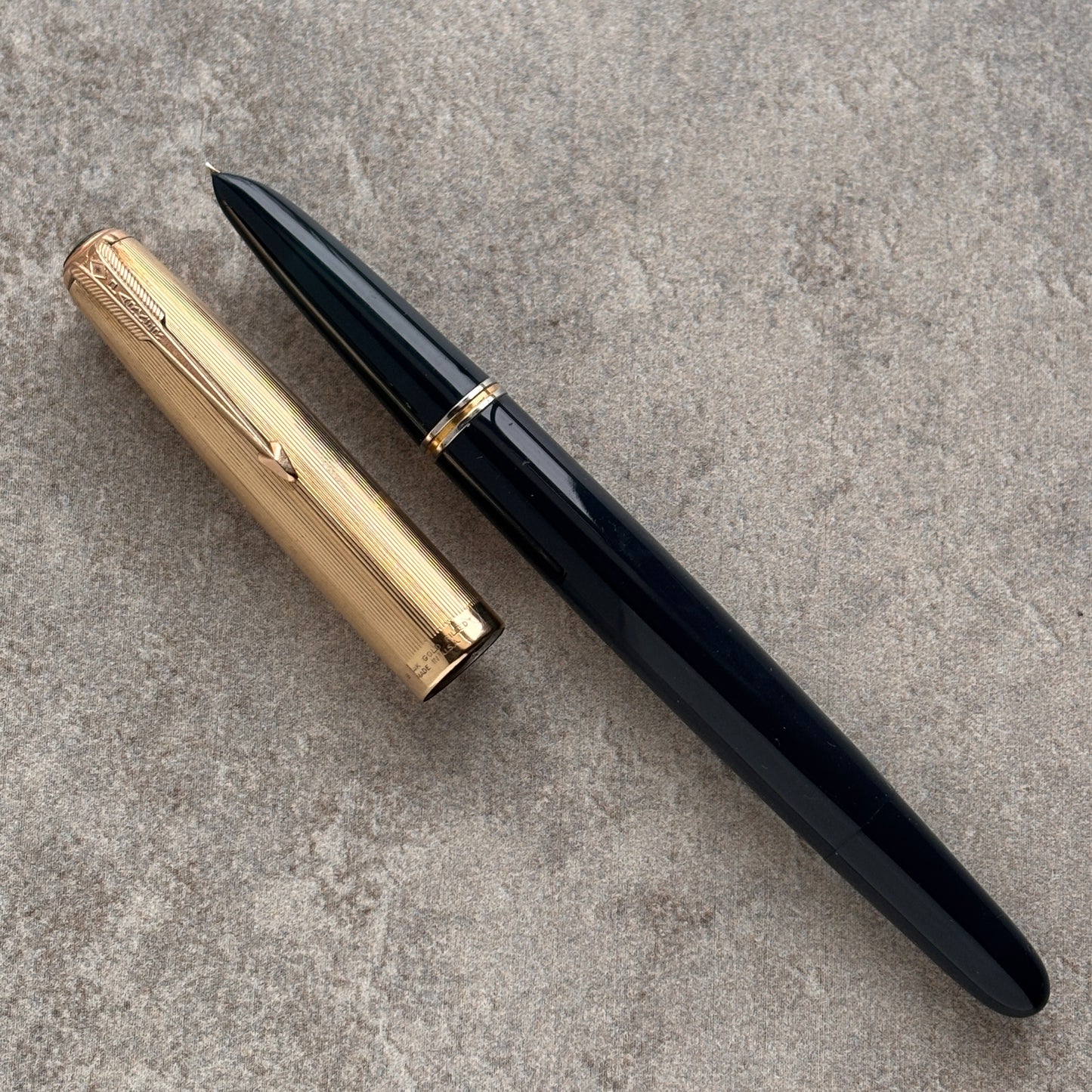 Parker 51 Vacumatic, Cedar Blue, Fine