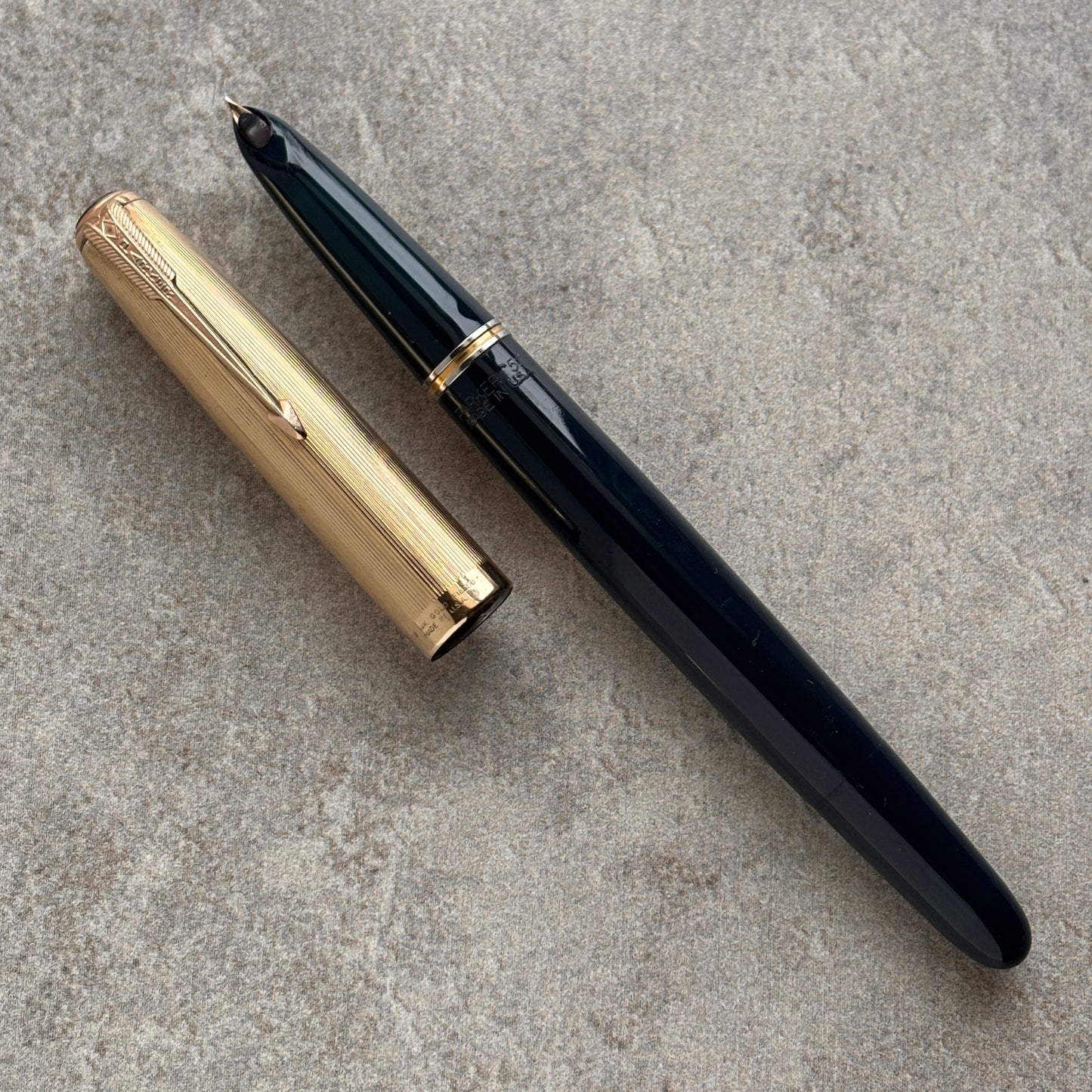 Parker 51 Vacumatic, Cedar Blue, Fine