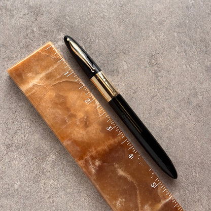 Sheaffer Triumph Vac-fil, Black Extra Wide Solid Gold Band