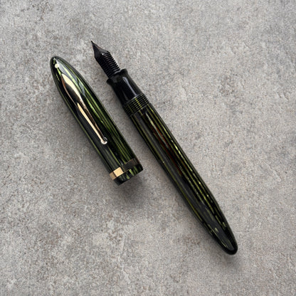Sheaffer Premier or Oversized, Marine Green Fountain Pen