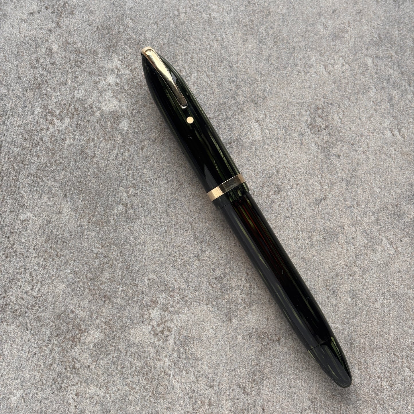 Sheaffer Balance, Military Clip, Marine Green Fountain Pen