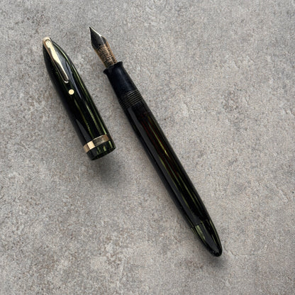 Sheaffer Balance, Military Clip, Marine Green Fountain Pen