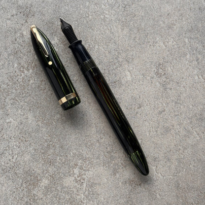 Sheaffer Balance, Military Clip, Marine Green Fountain Pen